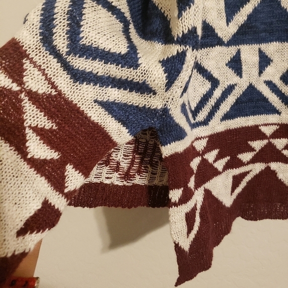 Hollister western long sleeve button up lightweight cardigan size M/L NWT - Picture 4 of 12